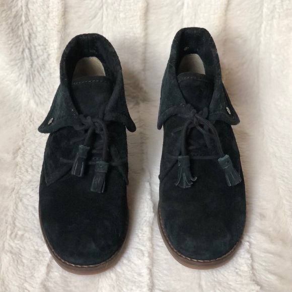 Hush Puppies black sparkle chukka desert boots - women’s size 7 - Picture 2 of 9